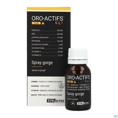 SynActifs OroActifs Spray per la gola 15 ml