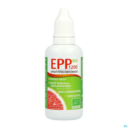 3 Chênes EPP1200 Extrait Pépins Pamplemousse Bio 50ml