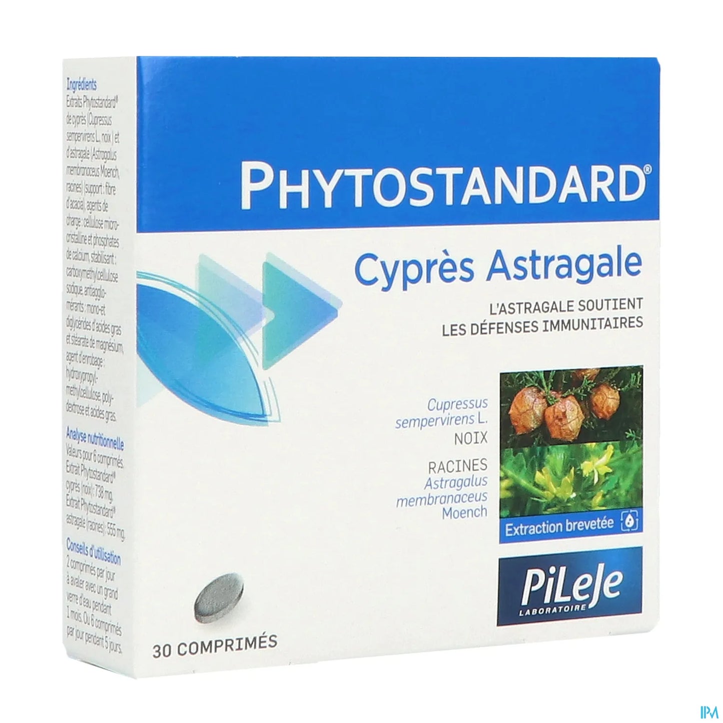Phytostandard de Cyprès-Astragale 30 Comprimés
