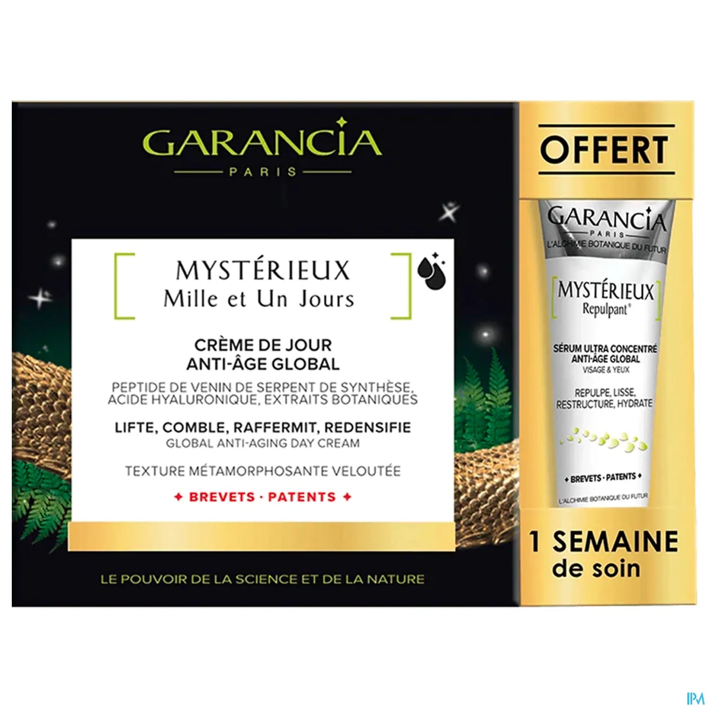 Crema anti-età globale da giorno misteriosa Thousand and One Days 30 ml con miniatura da 5 ml