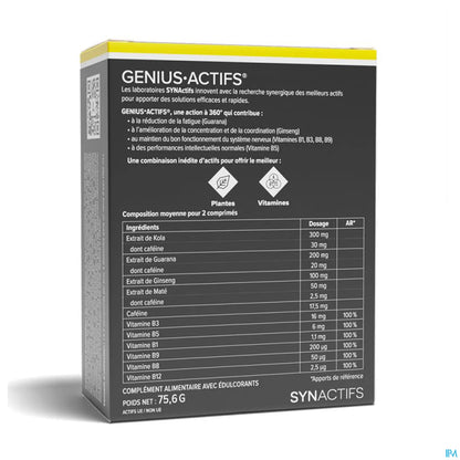 Synactifs GeniusActifs Compresse Effervescenti 28 Unità