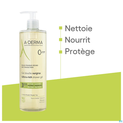 Gel Douche Surgras 750 ml