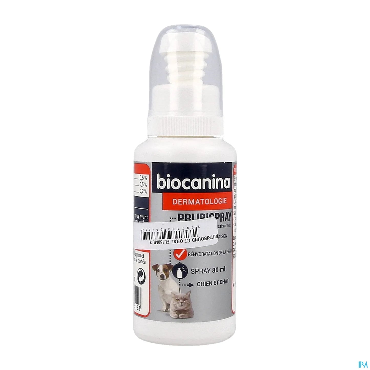 Prurispray Calming Lotion for Cats and Dogs 80ml Spray Bottle