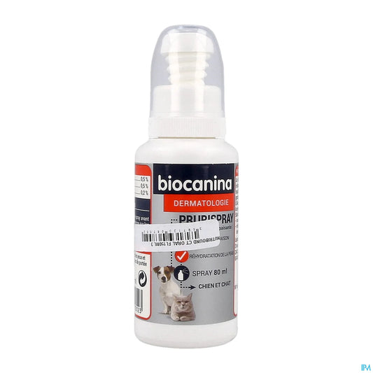 Prurispray Calming Lotion for Cats and Dogs 80ml Spray Bottle