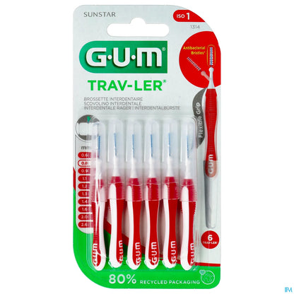 G.U.M Trav-Ler Brossettes Interdentales 1314 0.8mm x42