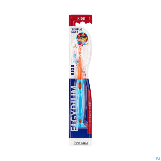 Kids Brosse à Dents Souple 2-6 Ans Violet 1 Pièce