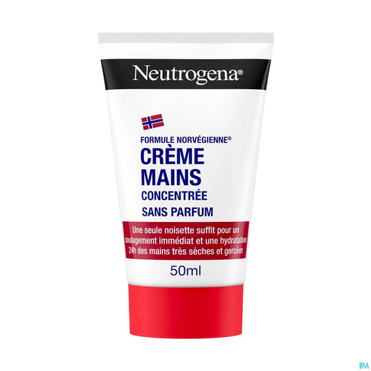 Crème Mains Concentrée Sans Parfum Formule Norvégienne 50ml