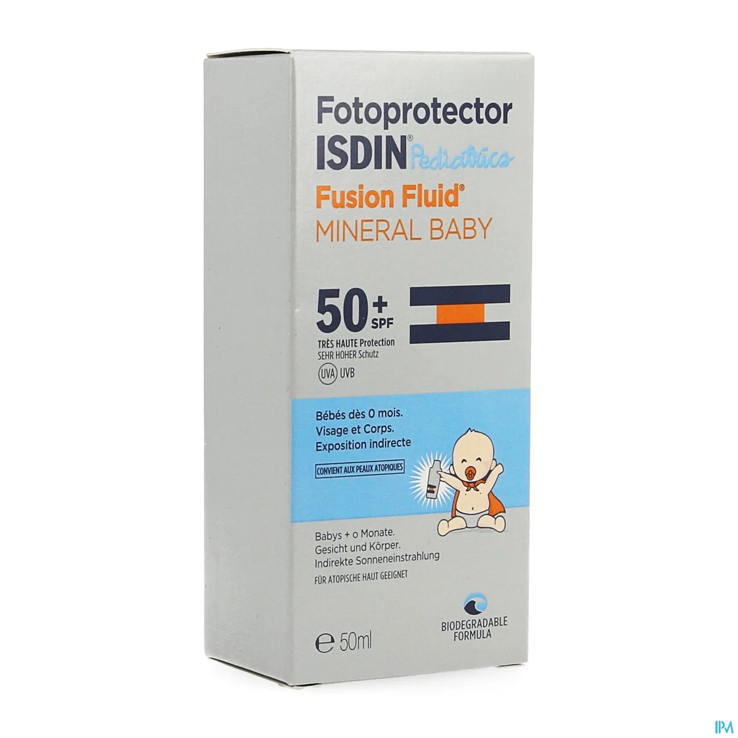 Fotoprotector Pediatrics Fusion Fluid Mineral Baby Pediatrics SPF 50+ 50ml