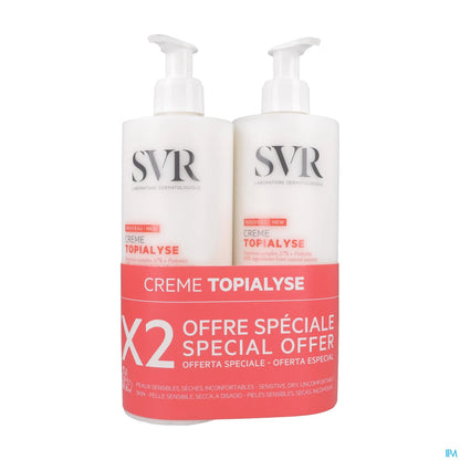 SVR Topialyse Crème Nourrissante Apaisante Duo 2 x 400 mL