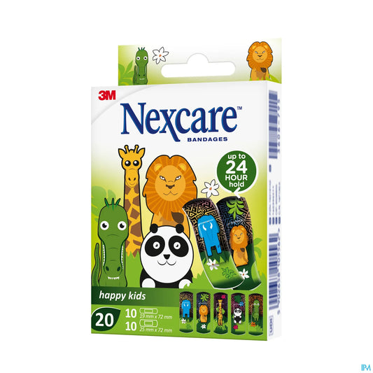 3M Nexcare Happy Kids Plasters Professions Assorted 20 Pack
