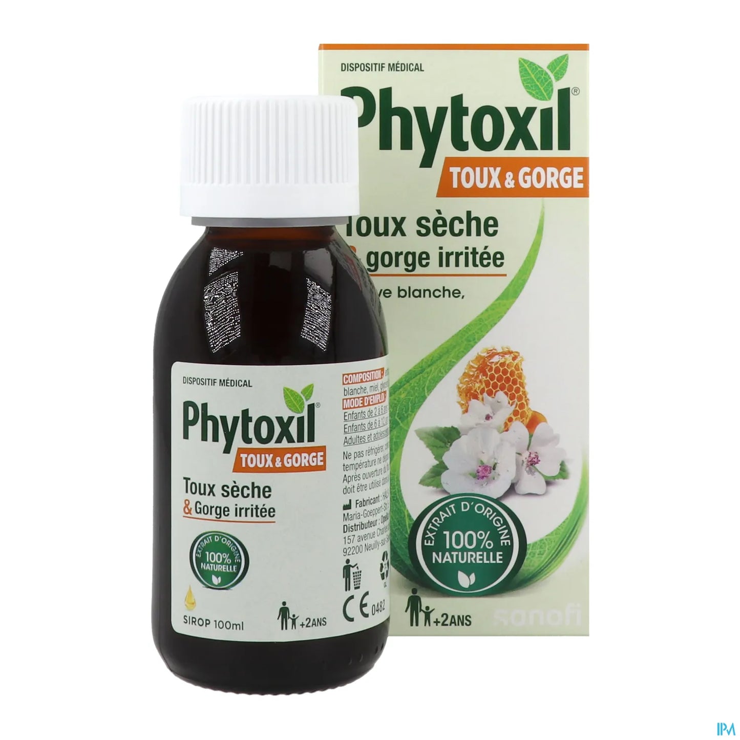 Sanofi Phytoxil Sirop Toux Et Gorge Miel 100ml