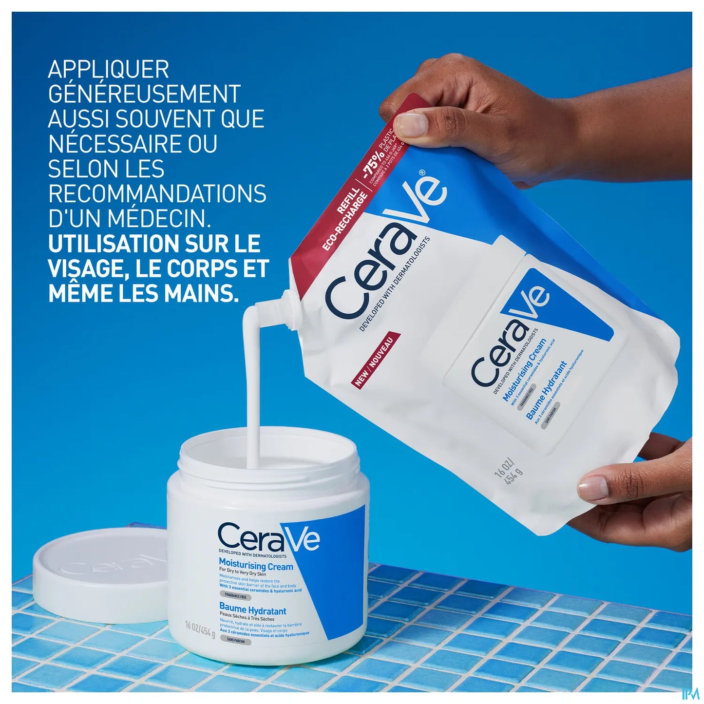 Baume Hydratant Recharge Pour Peau Sèche à Très Sèche 454g