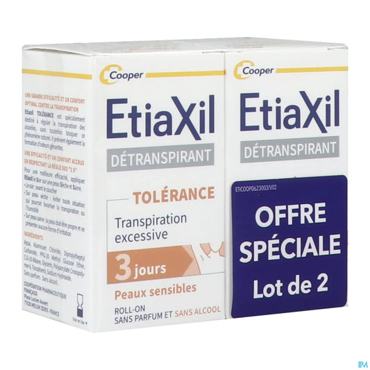 Détransp Confort Plus Roll On 15 mL x 2