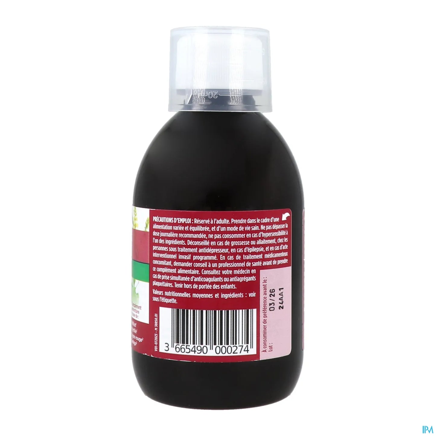 Ginko+ Circulation Jambes Lourdes 250ml