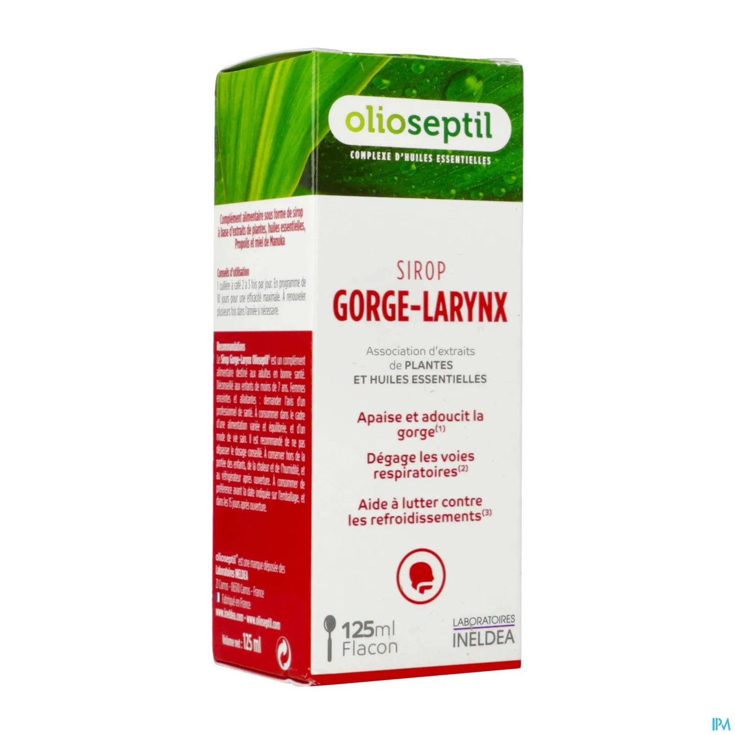 Ineldea Olioseptil Throat Larynx Syrup 125ml