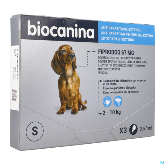 Fiprodog 67mg Small Dogs Spot-On Solution