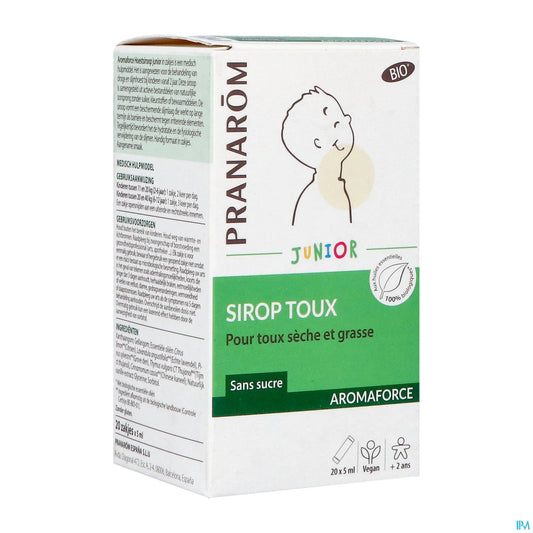 Sirop Toux Junior 20 Sachets de 5 mL