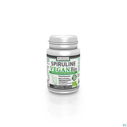 3 Chênes Spiruline Vegan Bio Pilulier