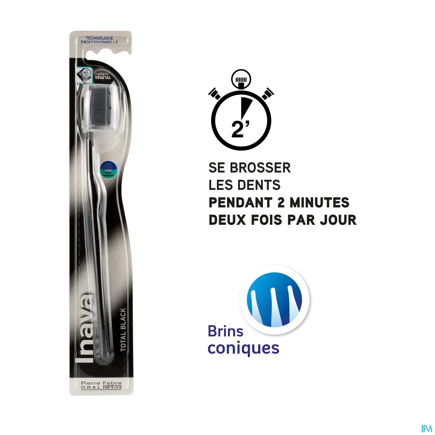 Spazzolino da denti Total Black Sensitive