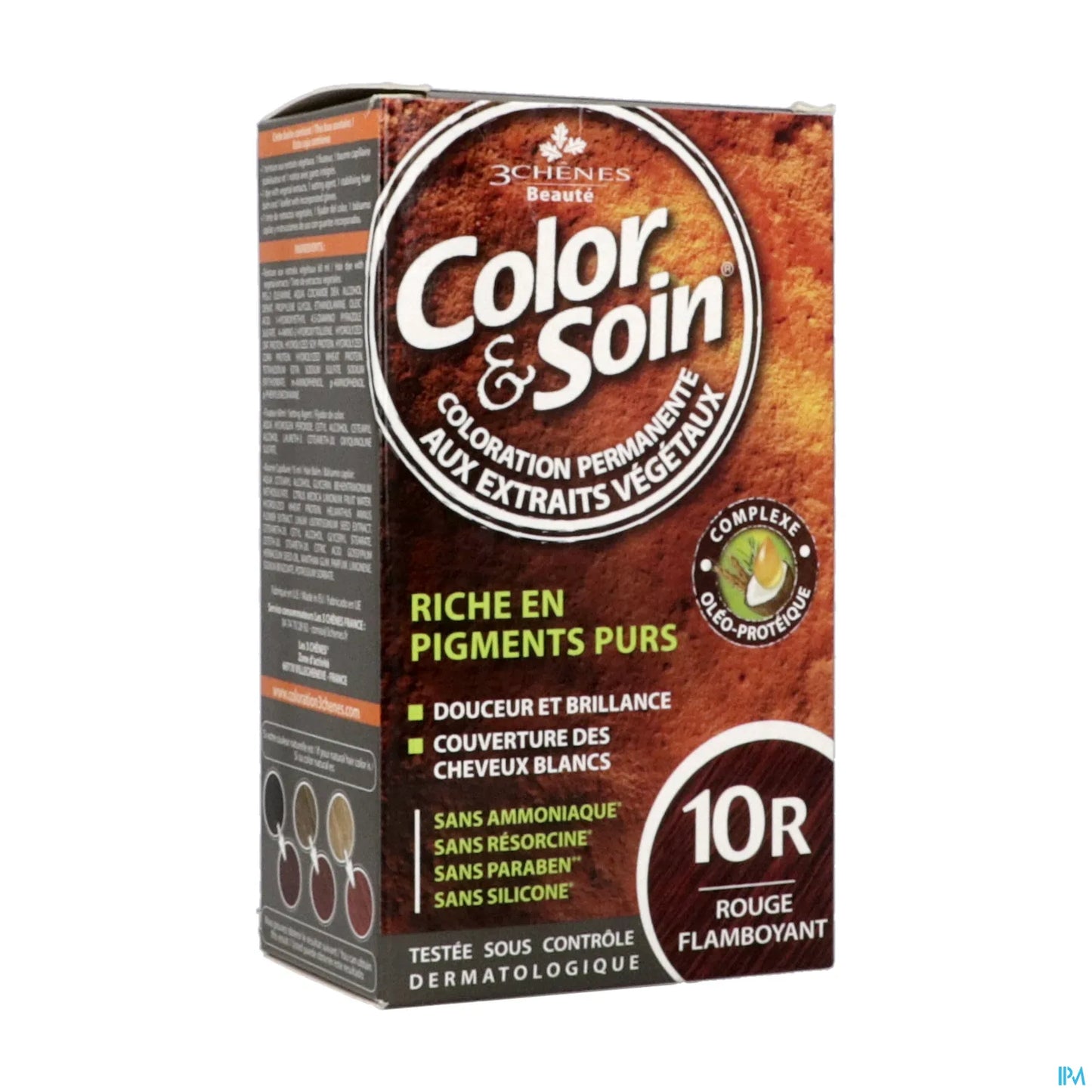 3 Chênes Color & Soin Rouge Flamboyant 10R