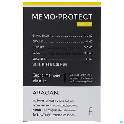 Synactifs MemoProtect Gélules 60 Unités