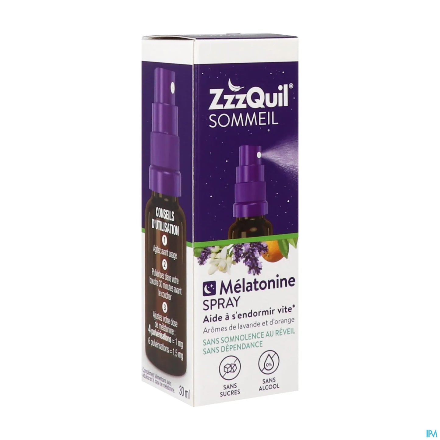 Spray alla melatonina per dormire 30 ml