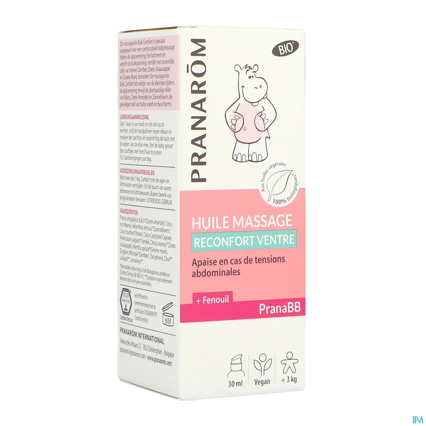 Huile de Massage Réconfort Ventre 30 mL