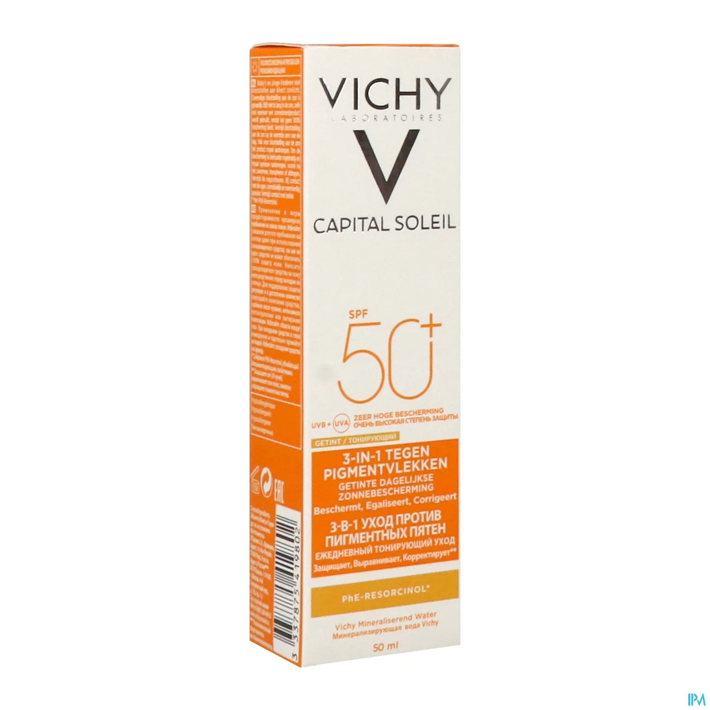 Vichy Capital Soleil Soin Anti Taches Teinté 3 en 1 Spf 50+ 50 mL