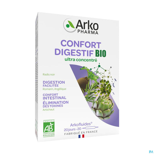Organic Digestive Comfort 20 Ampoules 10 ml