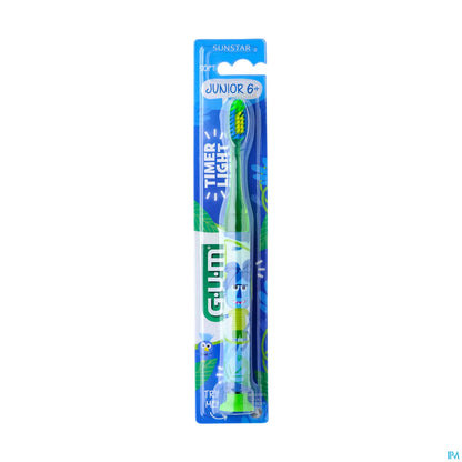 G.U.M 903 Brosse à Dents Lumineuse Junior pour Enfants 5-12 Ans