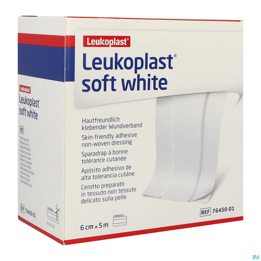 Leukoplast Soft White Bande à Découper 5 cm x 6 m
