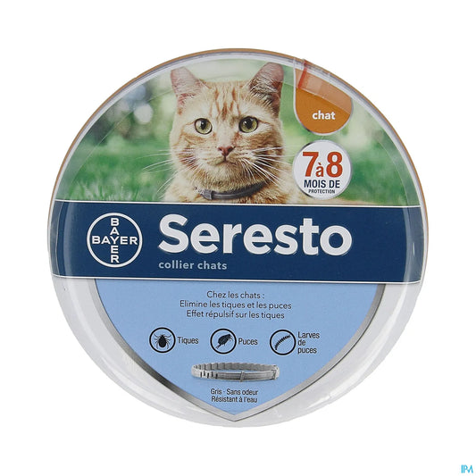 Collier Anti Parasitaire pour Chat 1 Unité 8 Mois