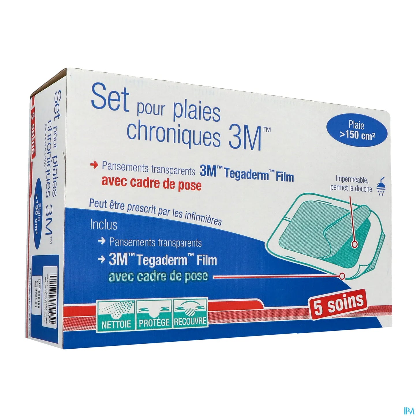 Set Pansements Plaies Chroniques 3M - Boîte 5 Soins