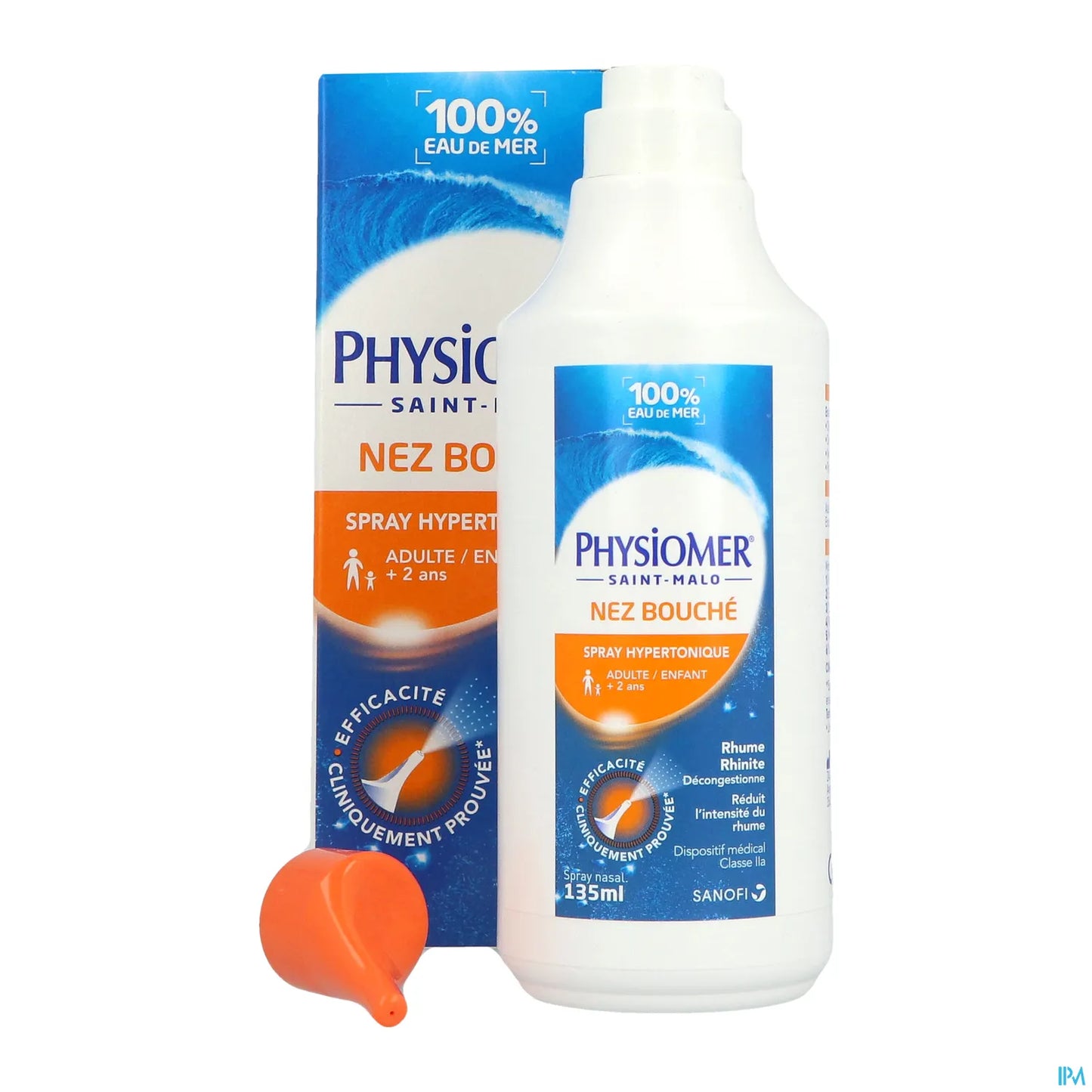 Physiomer Nez Bouché Spray Hypertonique 135ml