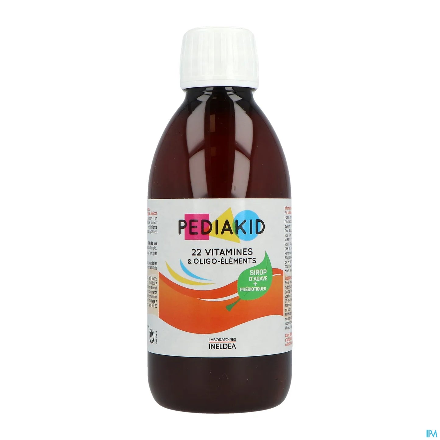 Ineldea Pediakid 22 Vitamines Et Oligo-Éléments Sirop Orange Abricot 250ml