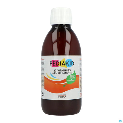 Ineldea Pediakid 22 Vitamines Et Oligo-Éléments Sirop Orange Abricot 250ml
