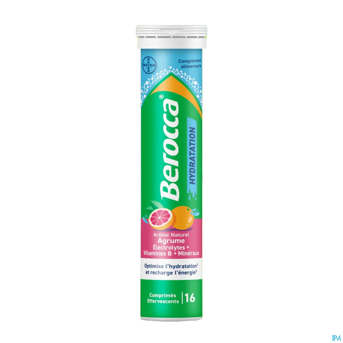Berocca Hydratation Agrume Comprimés Effervescents 16 unités