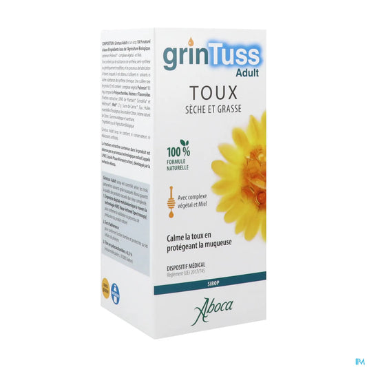 GrinTuss Adulte Toux Sèche et Grasse 180g