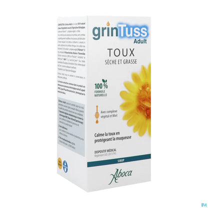 Aboca Grintuss Toux Sirop Adulte 180 g