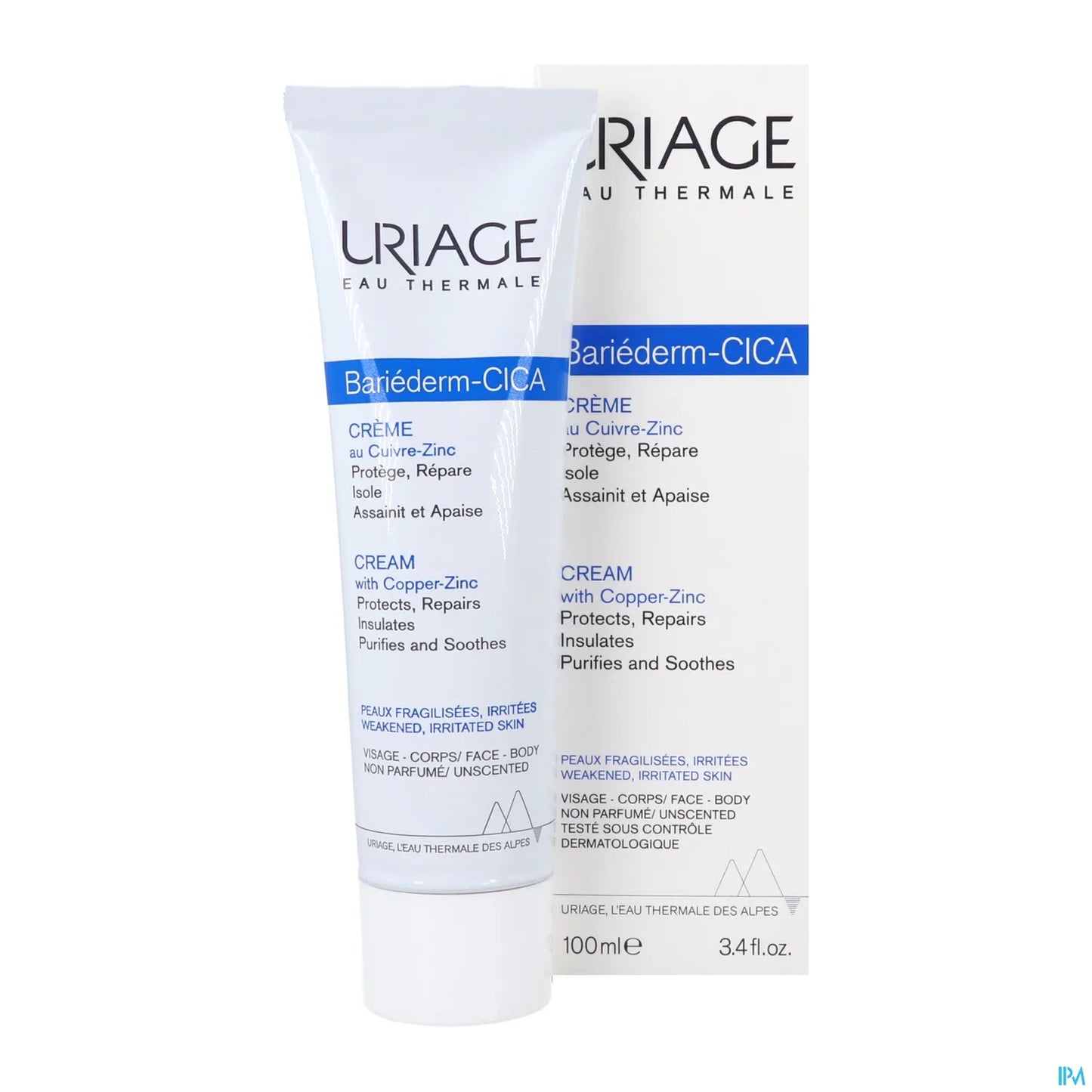 Bariederm Cica-Crème Réparatrice Au Cu Zn 100ml