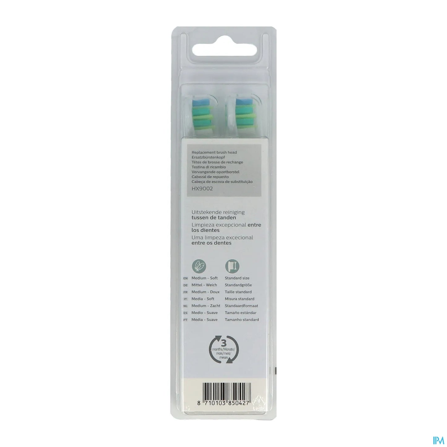Philips Sonicare InterCare HX9002/10 Têtes de Brosse à Dents Standard x2