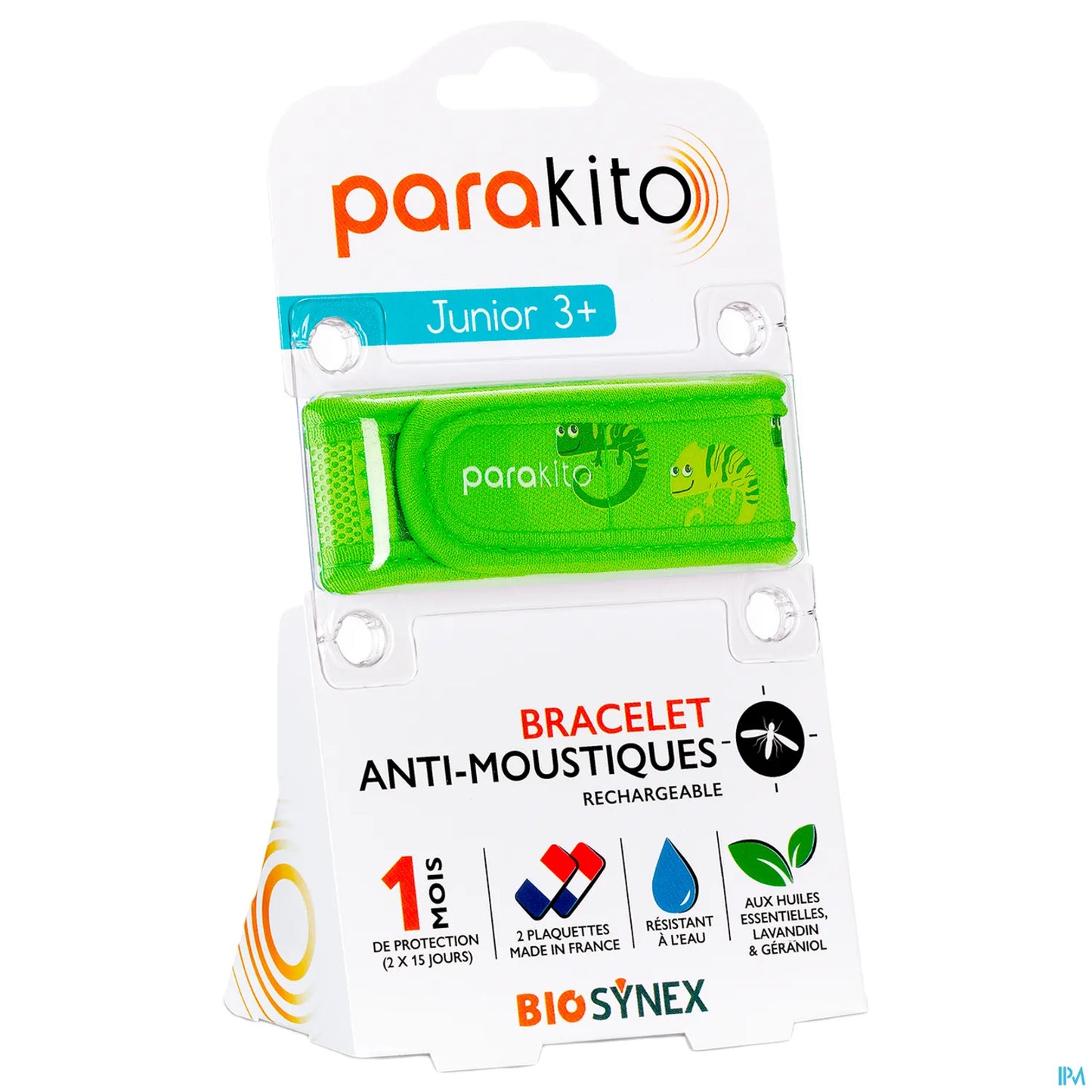 Bracelet Anti-Moustiques Junior Caméléon Rechargeable