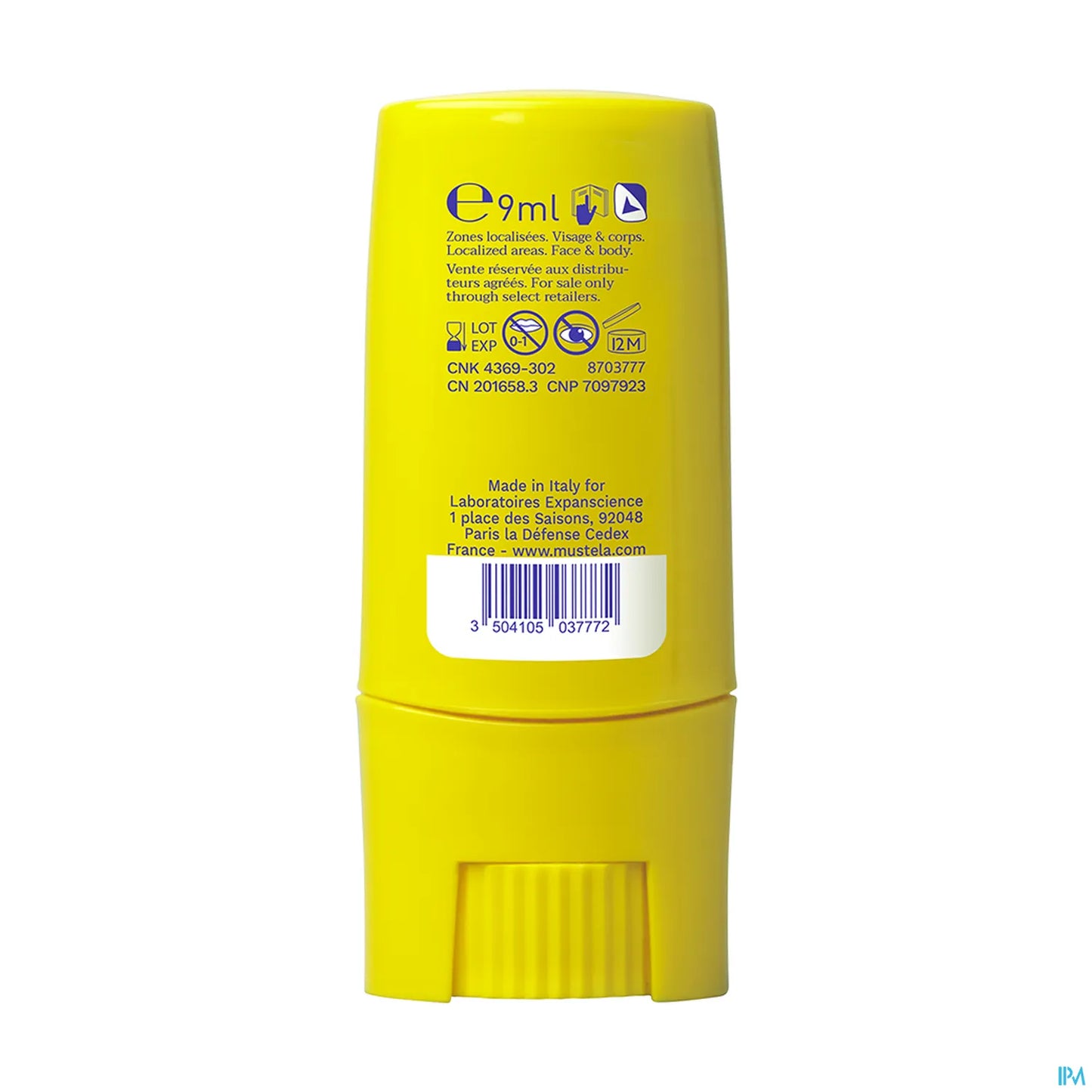 Stick Solaire Haute Protection SPF50 9ml