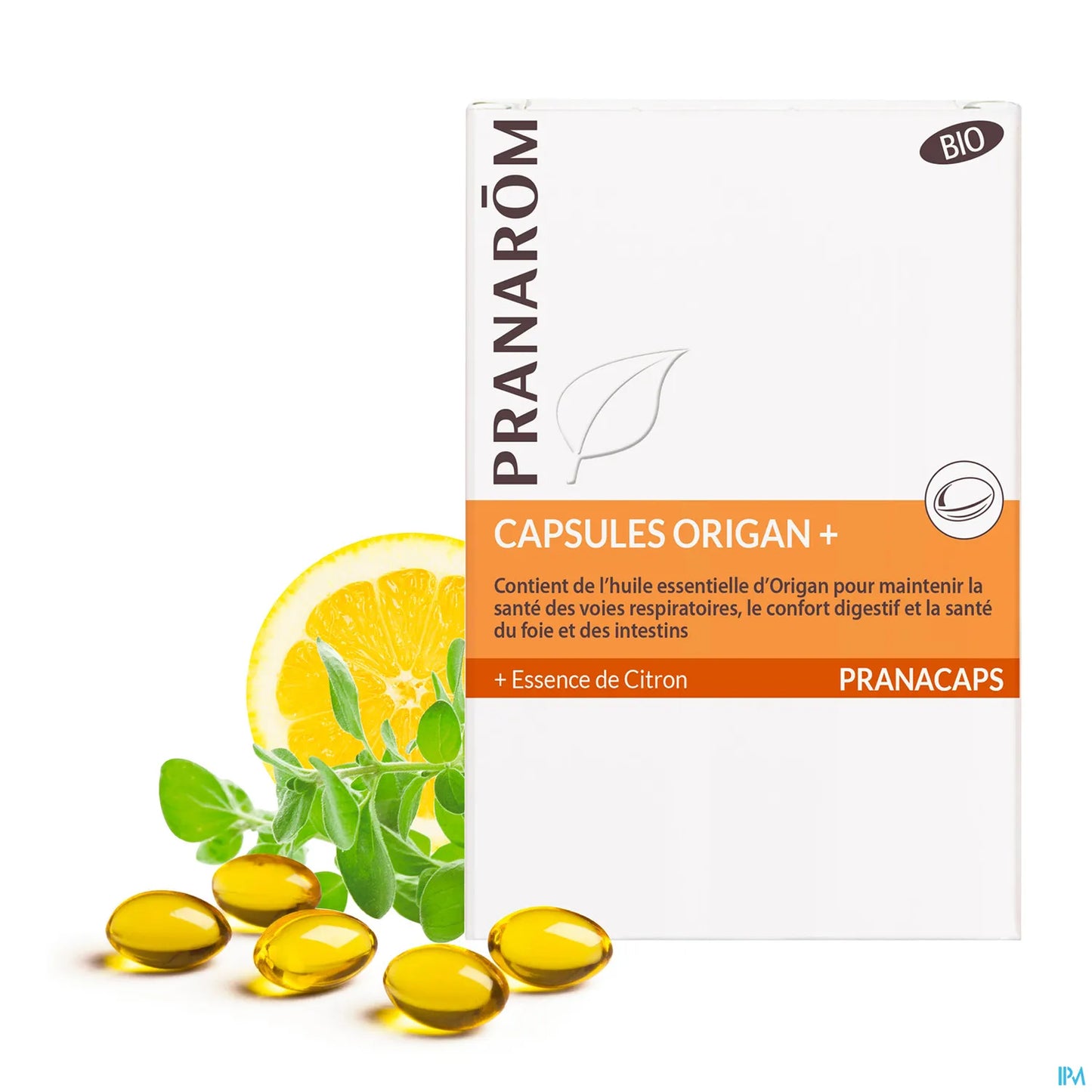 Origan Citron Bio Pranacaps Résistance 30 Capsules