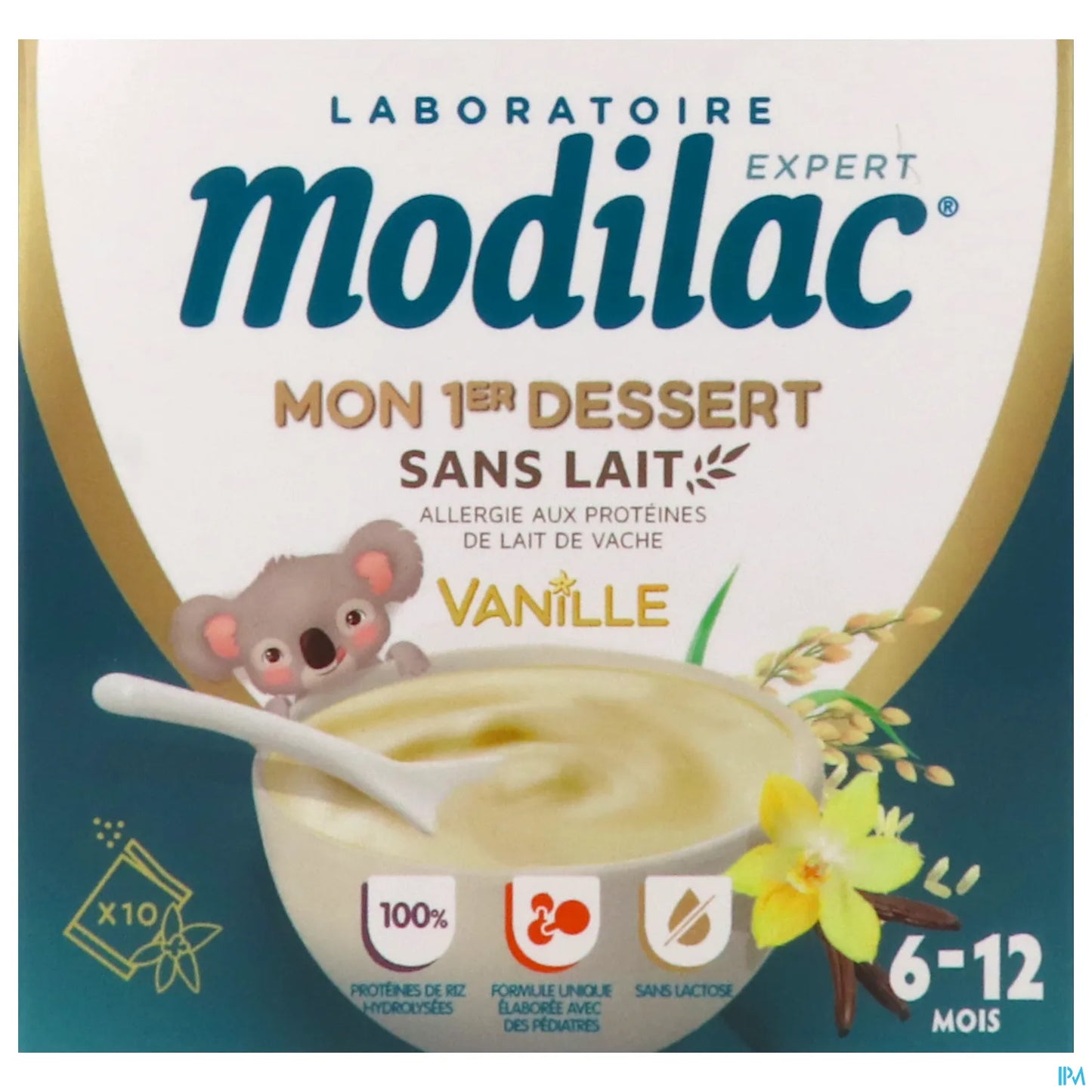 Mon 1er Dessert Sans Lait Vanille 6-12M 10 Sachets