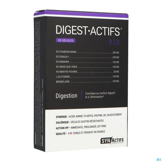 SynActifs Digestactifs 30 Gélules