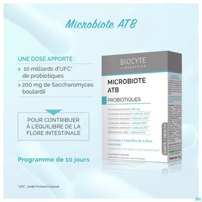 Microbiote ATB 10 Gélules