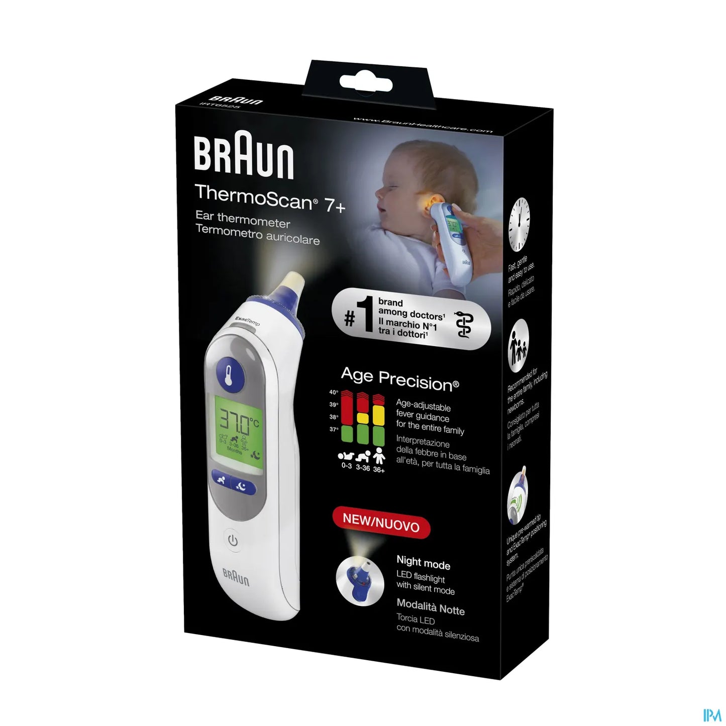 Braun Thermoscan 7+ IRT 6525 Thermomètre Auriculaire
