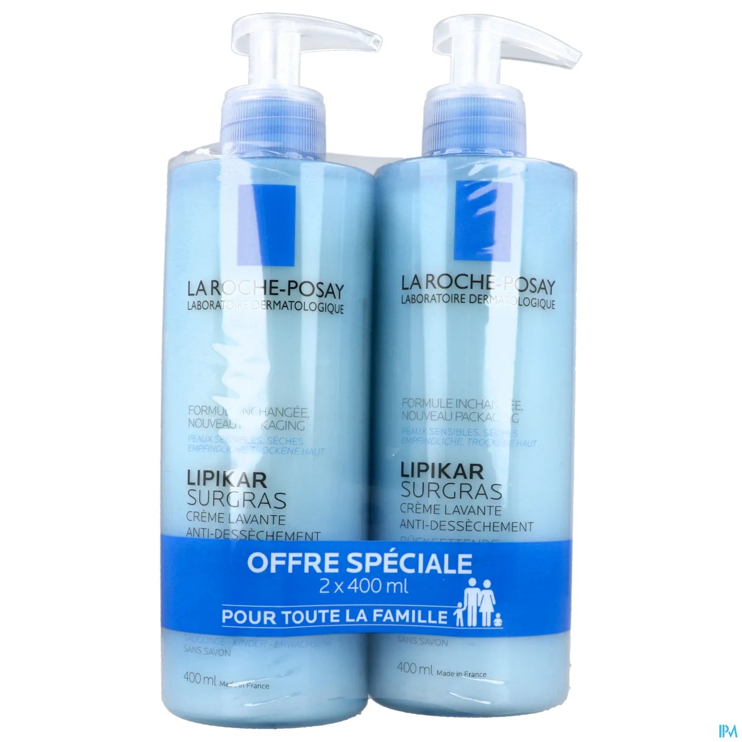 La Roche Posay Lipikar Surgras Douche Creme 2 x 400 ml