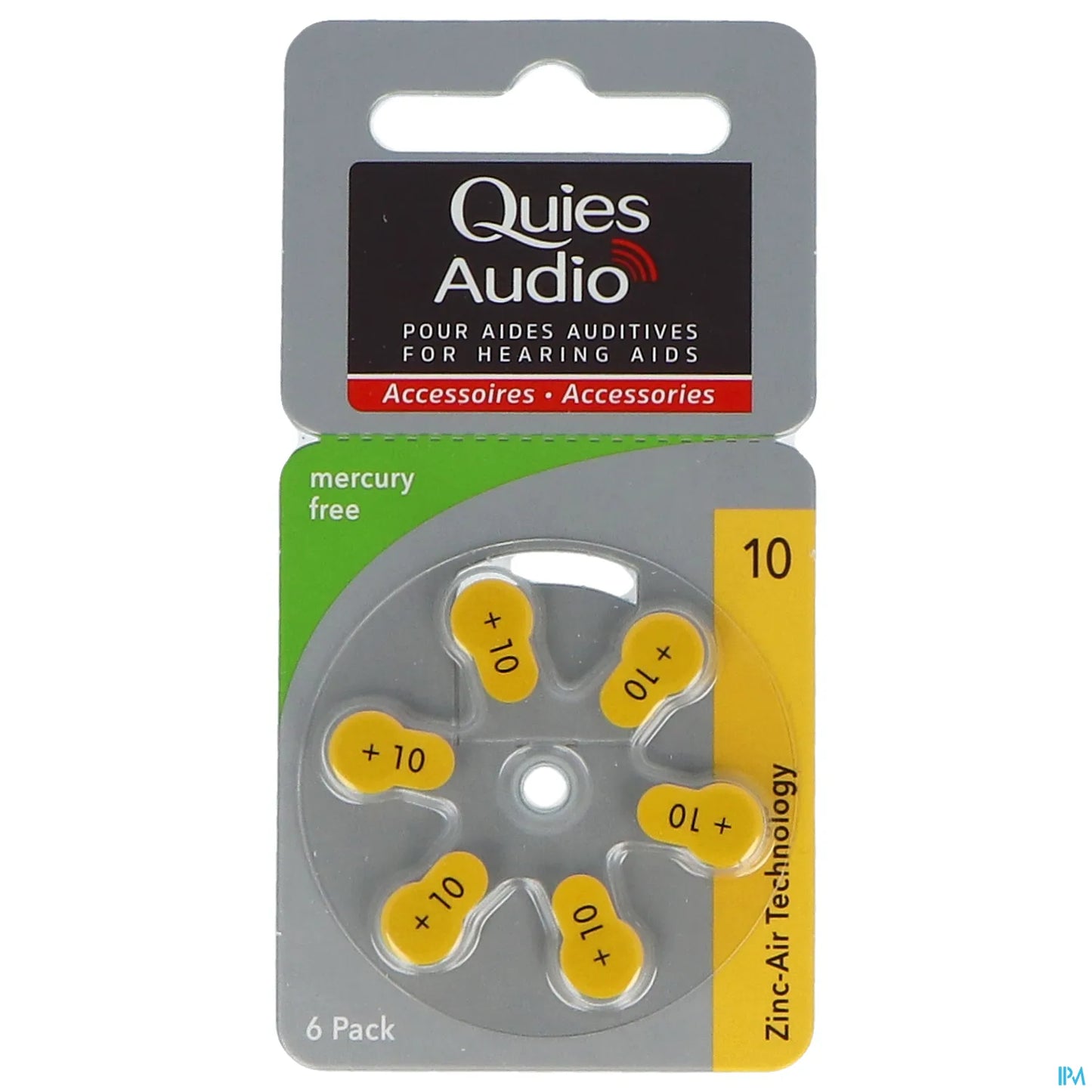 Audio Pile Auditive 10 Zinc Air